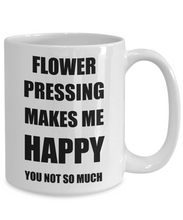 Load image into Gallery viewer, Flower Pressing Mug Lover Fan Funny Gift Idea Hobby Novelty Gag Coffee Tea Cup-Coffee Mug