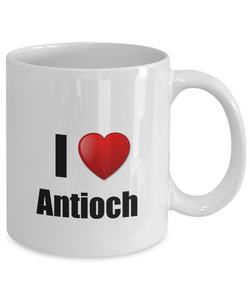 Antioch Mug I Love City Lover Pride Funny Gift Idea for Novelty Gag Coffee Tea Cup-Coffee Mug