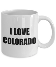 Load image into Gallery viewer, I Love Colorado Mug Funny Gift Idea Novelty Gag Coffee Tea Cup-Coffee Mug