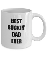 Load image into Gallery viewer, Best Buckin Dad Ever Mug Hunter Funny Gift Idea for Novelty Gag Coffee Tea Cup-Coffee Mug