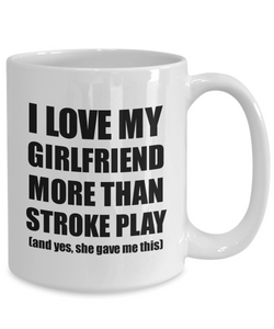 Stroke Play Boyfriend Mug Funny Valentine Gift Idea For My Bf Lover From Girlfriend Coffee Tea Cup-Coffee Mug