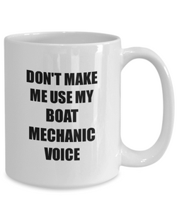 Boat Mechanic Mug Coworker Gift Idea Funny Gag For Job Coffee Tea Cup-Coffee Mug