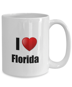 Florida Mug I Love State Lover Pride Funny Gift Idea for Novelty Gag Coffee Tea Cup-Coffee Mug