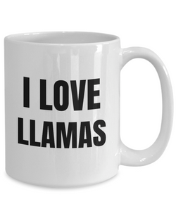 I Love Llamas Mug Funny Gift Idea Novelty Gag Coffee Tea Cup-Coffee Mug