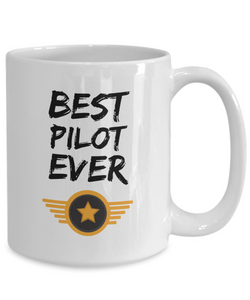 Pilot Mug Best Airline Army Jet Ever Funny Gift for Coworkers Novelty Gag Coffee Tea Cup-Coffee Mug