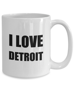 I Love DetroiMug Funny Gift Idea Novelty Gag Coffee Tea Cup-Coffee Mug