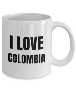 I Love Colombia Mug Funny Gift Idea Novelty Gag Coffee Tea Cup-Coffee Mug