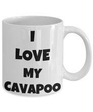 Load image into Gallery viewer, I Love My Cavapoo Mug Funny Gift Idea Novelty Gag Coffee Tea Cup-Coffee Mug