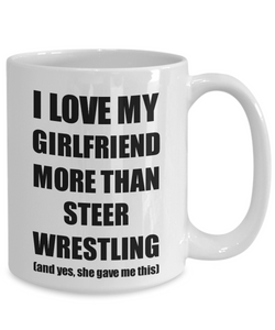 Steer Wrestling Boyfriend Mug Funny Valentine Gift Idea For My Bf Lover From Girlfriend Coffee Tea Cup-Coffee Mug
