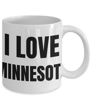 Load image into Gallery viewer, I Love Minnesota Mug Funny Gift Idea Novelty Gag Coffee Tea Cup-Coffee Mug