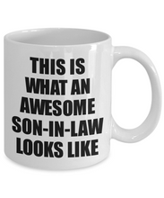 Load image into Gallery viewer, Awesome Son-In-Law Mug Funny Gift Idea For My Stepson Looks Like Novelty Gag Coffee Tea Cup-Coffee Mug