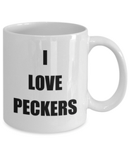 Load image into Gallery viewer, I Love Peckers Mug Funny Gift Idea Novelty Gag Coffee Tea Cup-Coffee Mug
