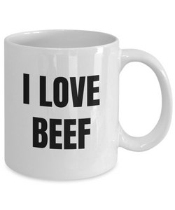 I Love Beef Mug Funny Gift Idea Novelty Gag Coffee Tea Cup-Coffee Mug