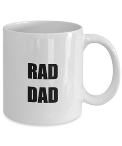 Rad Dad Mug Funny Gift Idea for Novelty Gag Coffee Tea Cup-[style]
