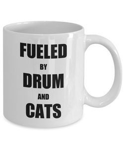 Cat Drummer Mug Funny Gift Idea for Novelty Gag Coffee Tea Cup-Coffee Mug
