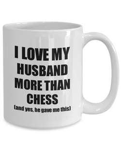 Chess Wife Mug Funny Valentine Gift Idea For My Spouse Lover From Husband Coffee Tea Cup-Coffee Mug