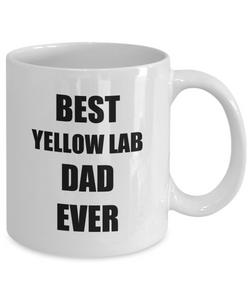 Yellow Lab Dad Mug Labrador Funny Gift Idea for Novelty Gag Coffee Tea Cup-[style]
