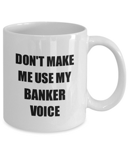 Banker Mug Coworker Gift Idea Funny Gag For Job Coffee Tea Cup-Coffee Mug