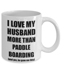 Paddle Boarding Wife Mug Funny Valentine Gift Idea For My Spouse Lover From Husband Coffee Tea Cup-Coffee Mug