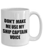 Load image into Gallery viewer, Ship Captain Mug Coworker Gift Idea Funny Gag For Job Coffee Tea Cup Voice-Coffee Mug