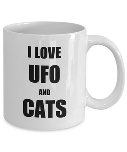 Cat Ufo Mug Funny Gift Idea for Novelty Gag Coffee Tea Cup-Coffee Mug