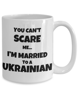 Ukrainian Husband Wife Mug Funny Ukraine Couple Gift For My Lover Present Married Coffee Tea Cup-Coffee Mug