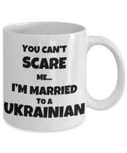 Load image into Gallery viewer, Ukrainian Husband Wife Mug Funny Ukraine Couple Gift For My Lover Present Married Coffee Tea Cup-Coffee Mug