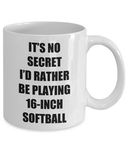 16-Inch Softball Mug Sport Fan Lover Funny Gift Idea Novelty Gag Coffee Tea Cup-Coffee Mug