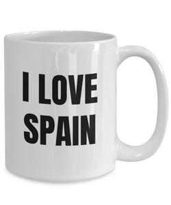 I Love Spain Mug Funny Gift Idea Novelty Gag Coffee Tea Cup-Coffee Mug