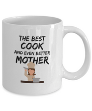 Load image into Gallery viewer, Cook Mom Mug Best Mother Funny Gift for Mama Novelty Gag Coffee Tea Cup-Coffee Mug