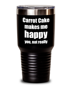 Carrot Cake Cocktail Tumbler Lover Fan Funny Gift Idea For Friend Alcohol Mixed Drink Coffee Tea Insulated Cup With Lid-Tumbler