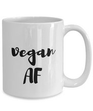 Load image into Gallery viewer, Vegan Af Mug Funny Gift Idea for Novelty Gag Coffee Tea Cup-[style]