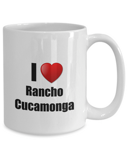 Rancho Cucamonga Mug I Love City Lover Pride Funny Gift Idea for Novelty Gag Coffee Tea Cup-Coffee Mug