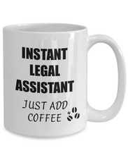 Load image into Gallery viewer, Legal Assistant Mug Instant Just Add Coffee Funny Gift Idea for Corworker Present Workplace Joke Office Tea Cup-Coffee Mug