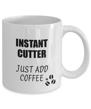 Load image into Gallery viewer, Cutter Mug Instant Just Add Coffee Funny Gift Idea for Coworker Present Workplace Joke Office Tea Cup-Coffee Mug