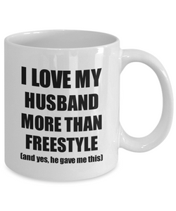 Freestyle Wife Mug Funny Valentine Gift Idea For My Spouse Lover From Husband Coffee Tea Cup-Coffee Mug