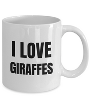 Load image into Gallery viewer, I Love Giraffes Mug Funny Gift Idea Novelty Gag Coffee Tea Cup-Coffee Mug