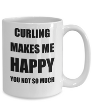 Load image into Gallery viewer, Curling Mug Lover Fan Funny Gift Idea Hobby Novelty Gag Coffee Tea Cup-Coffee Mug