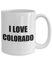 Load image into Gallery viewer, I Love Colorado Mug Funny Gift Idea Novelty Gag Coffee Tea Cup-Coffee Mug