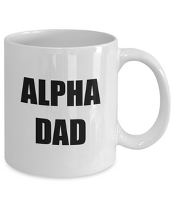 Alpha Dad Mug Funny Gift Idea for Novelty Gag Coffee Tea Cup-[style]