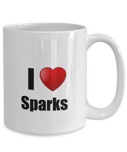 Sparks Mug I Love City Lover Pride Funny Gift Idea for Novelty Gag Coffee Tea Cup-Coffee Mug