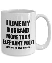 Load image into Gallery viewer, Elephant Polo Wife Mug Funny Valentine Gift Idea For My Spouse Lover From Husband Coffee Tea Cup-Coffee Mug