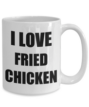 Load image into Gallery viewer, I Love Fried Chicken Mug Funny Gift Idea Novelty Gag Coffee Tea Cup-Coffee Mug