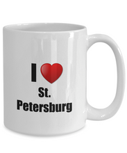 Load image into Gallery viewer, St Petersburg Mug I Love City Lover Pride Funny Gift Idea for Novelty Gag Coffee Tea Cup-Coffee Mug