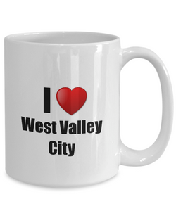West Valley City Mug I Love City Lover Pride Funny Gift Idea for Novelty Gag Coffee Tea Cup-Coffee Mug