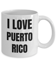 Load image into Gallery viewer, I Love Puerto Rico Mug Rican Funny Gift Idea Novelty Gag Coffee Tea Cup-Coffee Mug