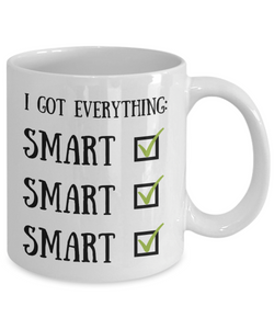 Smart Boyfriend Mug Funny Gift for Girlfriend Gag Husband Present Wife Joke Coffee Tea Cup-Coffee Mug