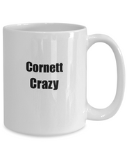 Load image into Gallery viewer, Funny Cornett Crazy Mug Musician Gift Instrument Player Present Coffee Tea Cup-Coffee Mug