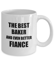 Load image into Gallery viewer, Baker Fiance Mug Funny Gift Idea for Betrothed Gag Inspiring Joke The Best And Even Better Coffee Tea Cup-Coffee Mug