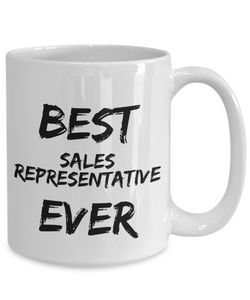Sales Representative Mug Best Ever Funny Gift for Coworkers Novelty Gag Coffee Tea Cup-Coffee Mug